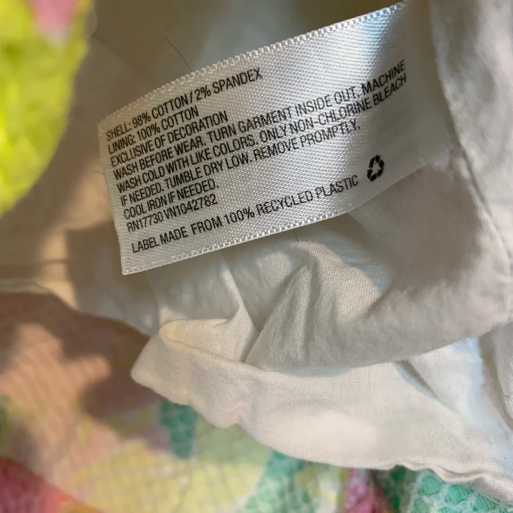 Lilly Pulitzer x Target Flamingo Pink and Green Mini Dress Size L 10 12​